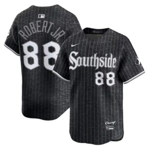 6863de912e4be_1 Youth Chicago White Sox #88 Luis Robert Jr. Nike Black City Connect Limited Player Jersey