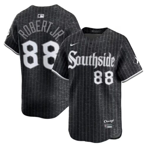 6863de912e4be_1 Youth Chicago White Sox #88 Luis Robert Jr. Nike Black City Connect Limited Player Jersey
