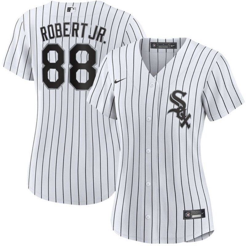 6863de93da386_1 Women's Chicago White Sox #88 Luis Robert Nike White Replica Player Name Jersey