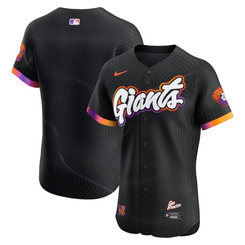 6863def600c70_1 Men's San Francisco Giants Nike Anthracite 2025 City Connect Elite Jersey