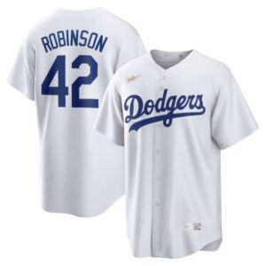 6863e0e75c1c4_1 Men's Brooklyn Dodgers #42 Jackie Robinson Nike White Home Cooperstown Collection Player Jersey