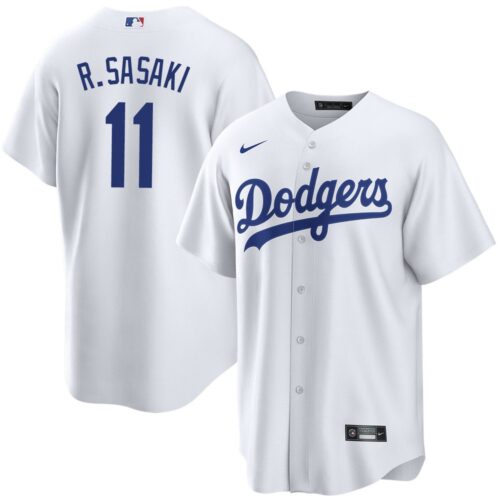 6863e0f24d6e6_1 Men's Los Angeles Dodgers #11 Roki Sasaki White Cool Base Stitched Jersey