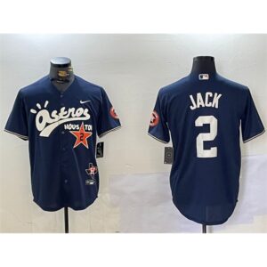 6863e125c7dde_1 Youth Houston Astros #2 David Jack Navy Cactus Jack Style Vapor Premier Limited Stitched Baseball Jersey