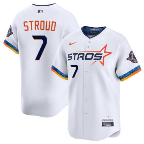 6863e1c967dd5_1 Men's Houston Astros #7 C.J. Stroud White 2025 City Connect Limited Stitched Baseball Jersey