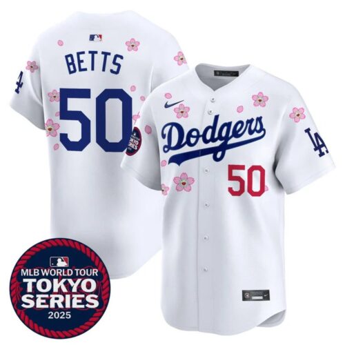 6863e24ae487d_1 Youth Los Angeles Dodgers #50 Mookie Betts White Tokyo 2025 Cool Base Stitched Baseball Jersey