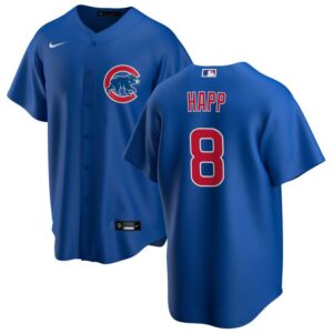 6863e2cb50276_1 Youth Chicago Cubs #8 Ian Happ Royal Cool Base Stitched Baseball Jersey