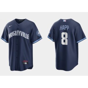 6863e2fc027ab_1 Youth Chicago Cubs #8 ian Happ Navy City Connect Cool Base Stitched Baseball Jersey