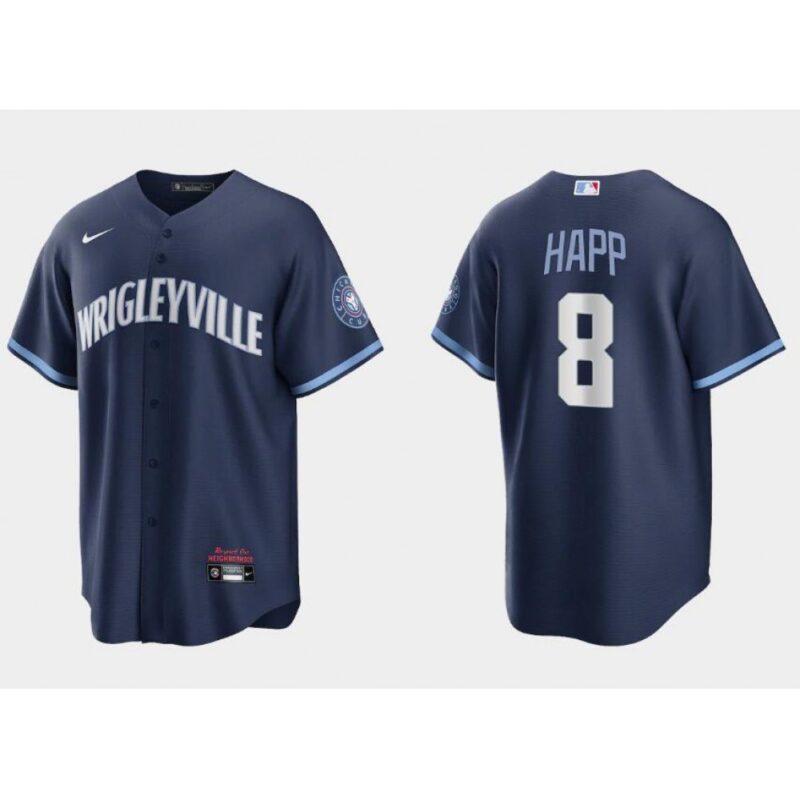 6863e2fc027ab_1 Youth Chicago Cubs #8 ian Happ Navy City Connect Cool Base Stitched Baseball Jersey