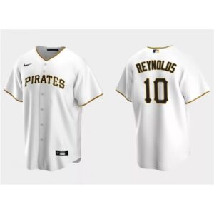6863e35cd0cc7_1 Youth Pittsburgh Pirates #10 Bryan Reynolds White Cool Base Stitched Baseball Jersey