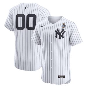 6863e3834eb4e_1 Men's New York Yankees White 2024 World Series Home Elite Custom Jersey