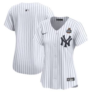 6863e3b5a9a00_1 Women's New York Yankees White 2024 World Series Home Limited Jersey
