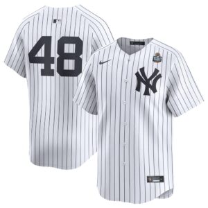 6863e3c8217c9_1 Men's New York Yankees Anthony Rizzo White 2024 World Series Limited Player Jersey