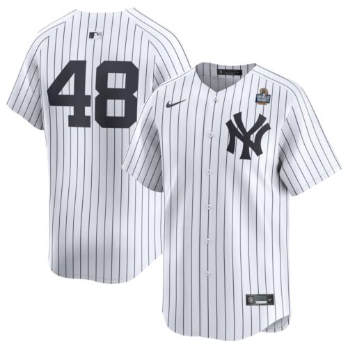 6863e3c8217c9_1 Men's New York Yankees Anthony Rizzo White 2024 World Series Limited Player Jersey