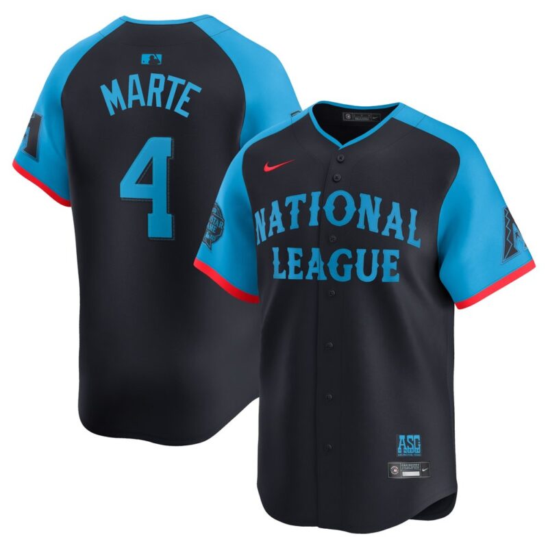 6863e4783bed7_1 Men's National League Ketel Marte Navy 2024 MLB All-Star Game Limited Player Jersey