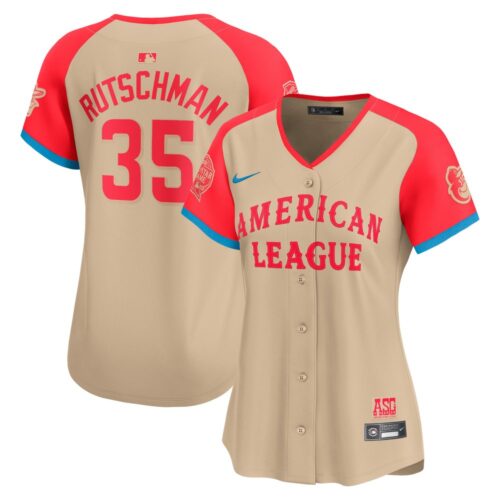 6863e4be53f18_1 Women's American League Adley Rutschman Cream 2024 MLB All-Star Game Limited Player Jersey