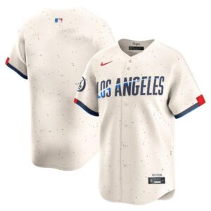 6863e4db81b5b_1 Men's Los Angeles Dodgers Cream 2024 City Connect Limited Jersey
