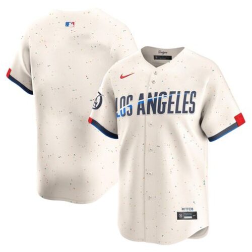 6863e4db81b5b_1 Men's Los Angeles Dodgers Cream 2024 City Connect Limited Jersey