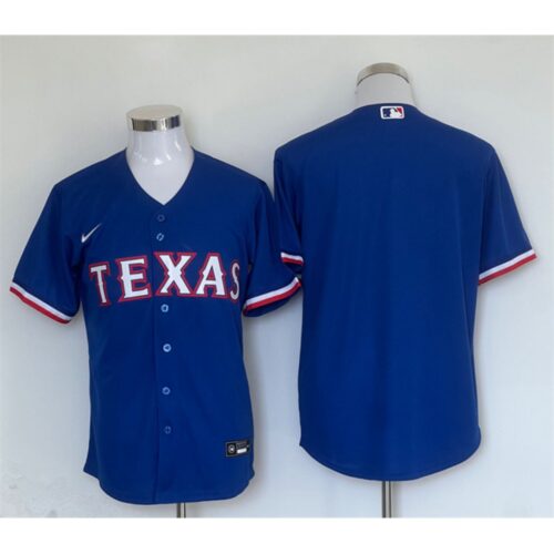 6863e67235138_1 Men's Texas Rangers Blank Royal Cool Base Stitched Baseball Jersey