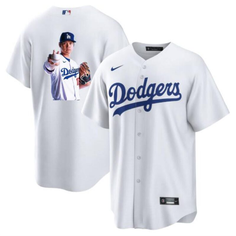 6863e7fa35959_1 Men's Los Angeles Dodgers #17 Shohei Ohtani White Big Logo Cool Base Stitched Jersey