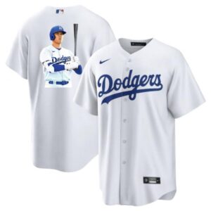 6863e7fdd73cd_1 Men's Los Angeles Dodgers #17 Shohei Ohtani White Big Logo Cool Base Stitched Jersey