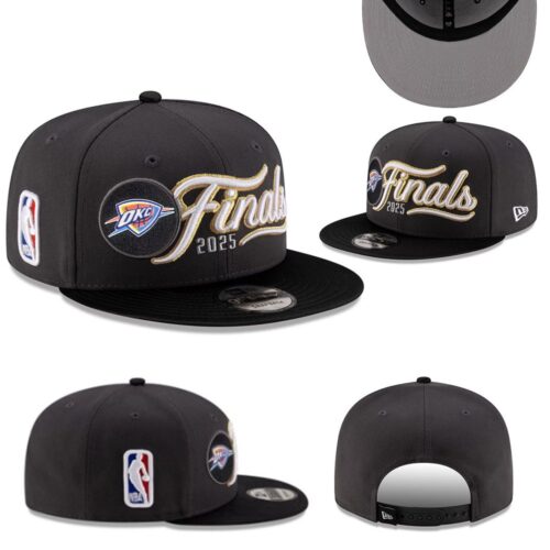 6863ee90436c6_1 Oklahoma City Thunder 2025 Western Conference Snapback Hat