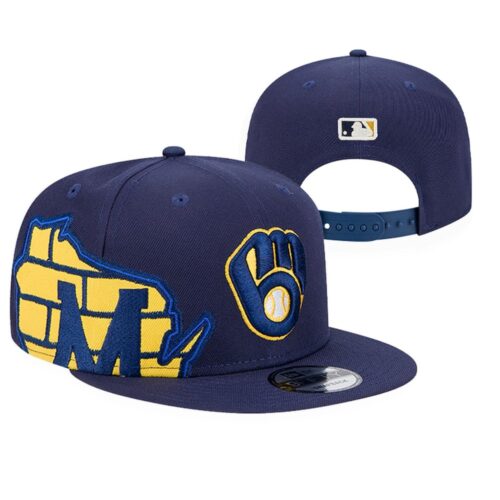 6863efbf79252_1 Milwaukee Brewers Adjustable Hat