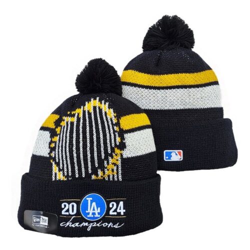 6863f6851bd9c_1 Los Angeles Dodgers 2024 World Series Knit Hat