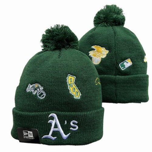 6863f7f9d3ba0_1 Oakland Athletics Knit Hat