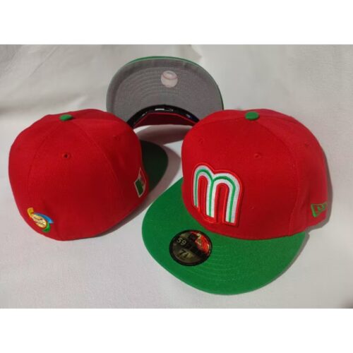 6863fb7ba9943_1 Mexico National Baseball Team Fitted Hat