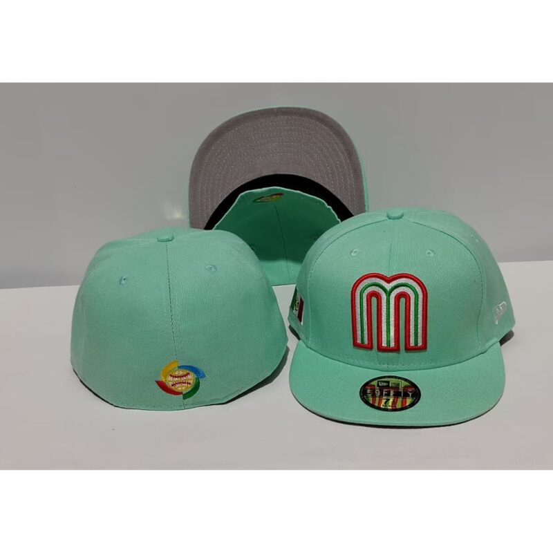 6863fbac36768_1 Mexico National Baseball Team Fitted Hat