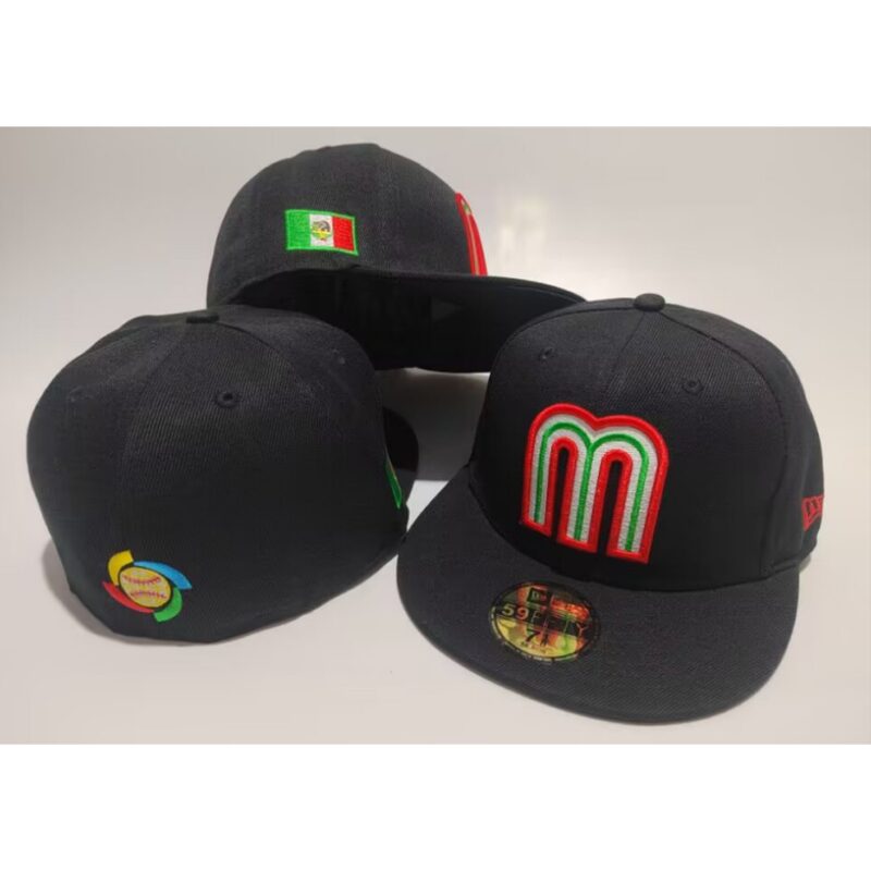 6863fbb065f88_1 Mexico National Baseball Team Fitted Hat