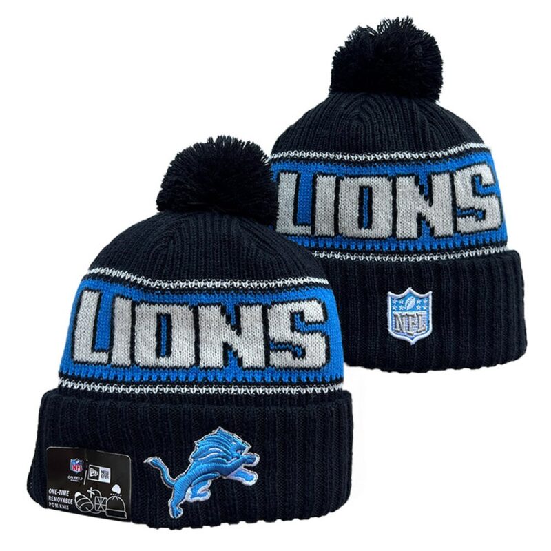 6863fc0e42962_1 Detroit Lions Knit Hat