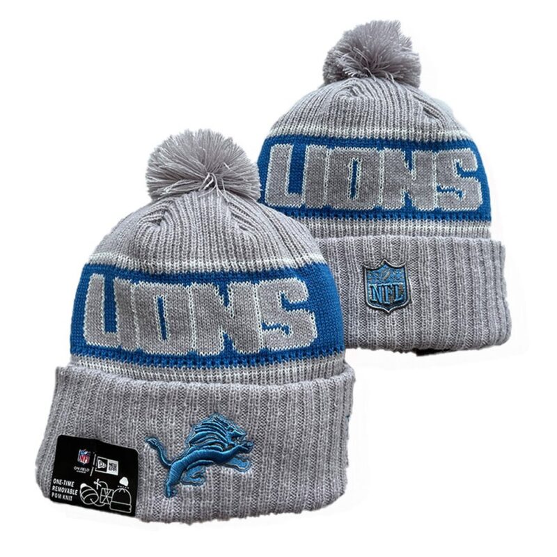 6863fc9653ae6_1 Detroit Lions Knit Hat