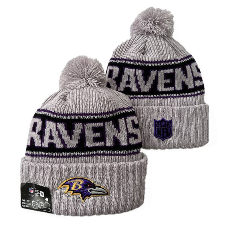 6863fca7591e0_1 Baltimore Ravens Knit Hat