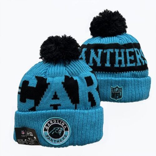 686400f9f2ff4_1 Carolina Panthers Knit Hat