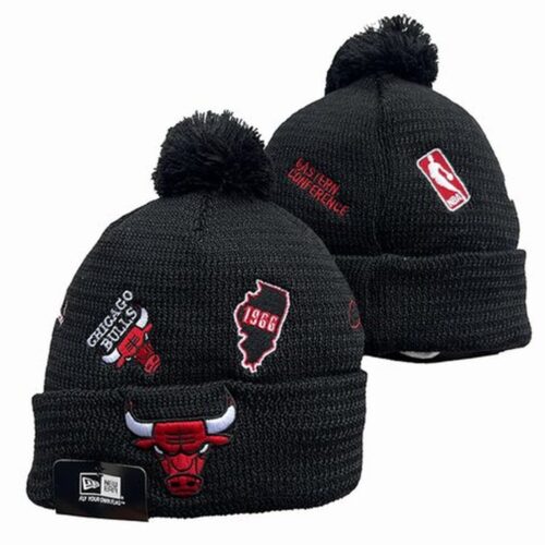 6864016164e78_1 Chicago Bulls Knit Hat