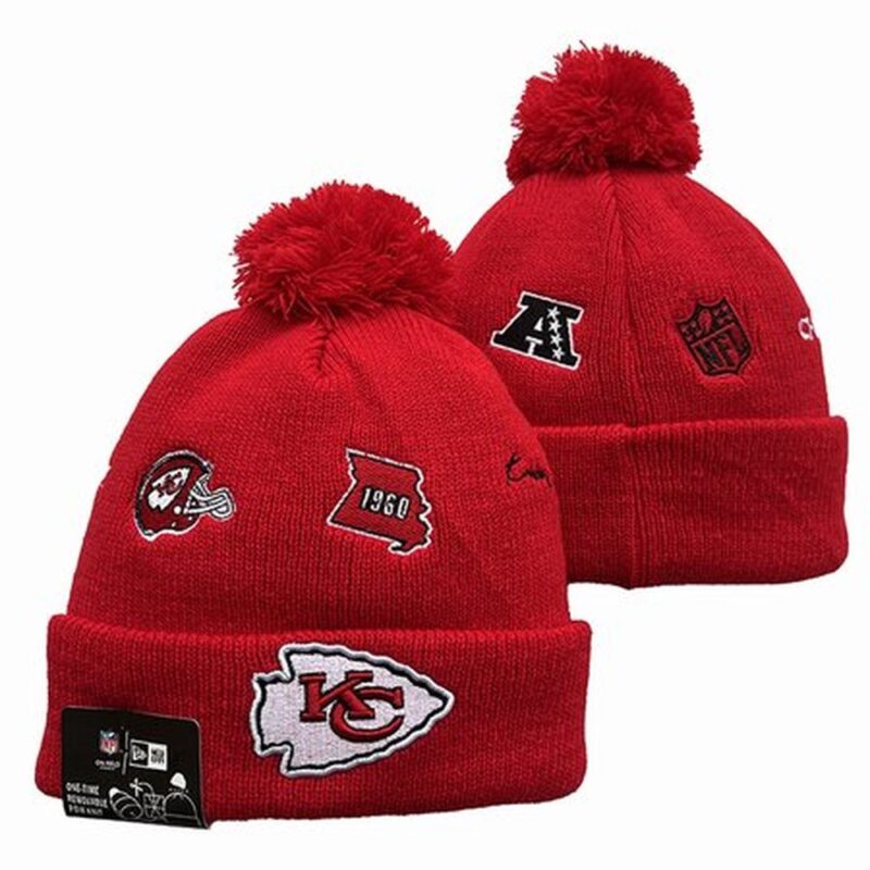 6864017487f11_1 Kansas City Chiefs Knit Hat