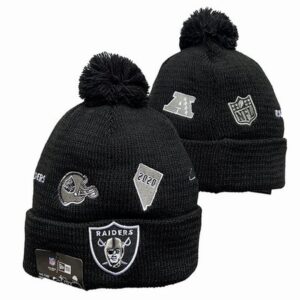 6864017b7b6c7_1 Las Vegas Raiders Knit Hat