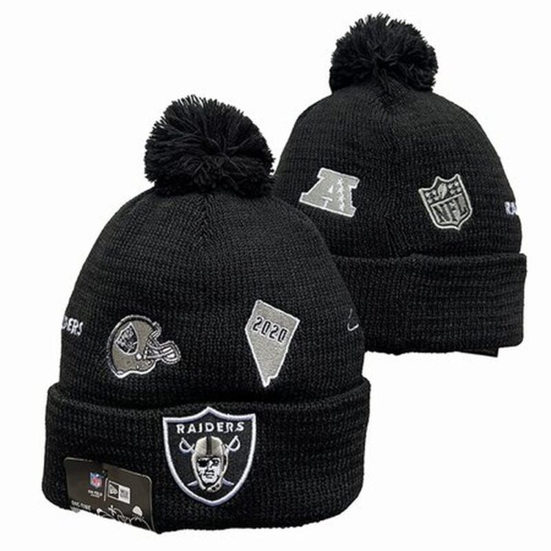 6864017b7b6c7_1 Las Vegas Raiders Knit Hat