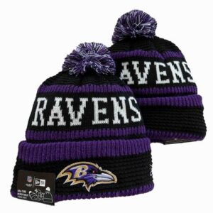 6864021f8ec3e_1 Baltimore Ravens Knit Hat