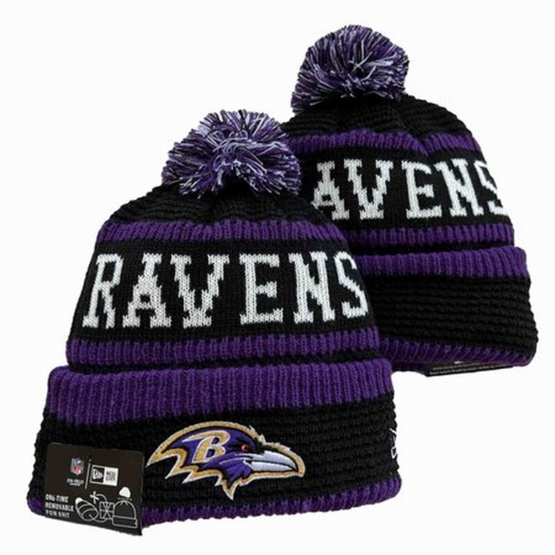 6864021f8ec3e_1 Baltimore Ravens Knit Hat