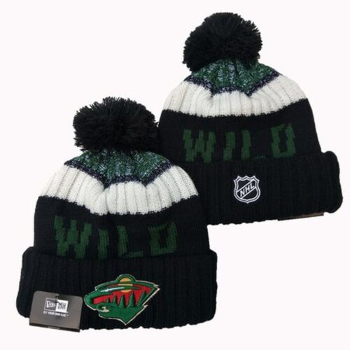 6864028e6dc18_1 Minnesota Wild Knit Hat