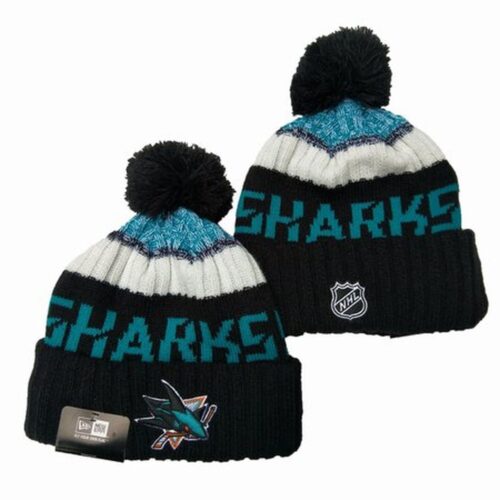 686402cd8328e_1 San Jose Sharks Knit Hat