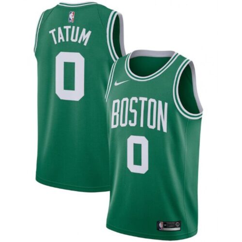 686405e35d4f1_1 Men's Boston Celtics #0 Jayson Tatum Green Icon Edition Swingman Stitched Jersey