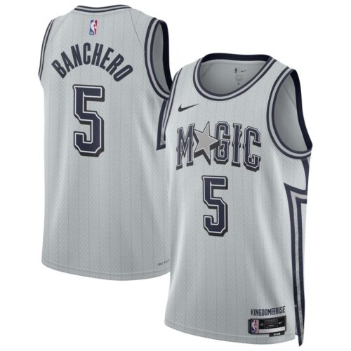 6864065ca1519_1 Unisex Orlando Magic Paolo Banchero Silver 2024/25 Swingman Player Jersey - City Edition