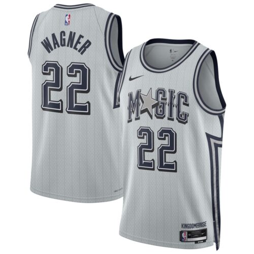 68640661e67e1_1 Unisex Orlando Magic Franz Wagner Silver 2024/25 Swingman Player Jersey - City Edition