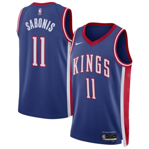 6864068d8cb73_1 Unisex Sacramento Kings Domantas Sabonis Blue 2024/25 Swingman Player Jersey - City Edition