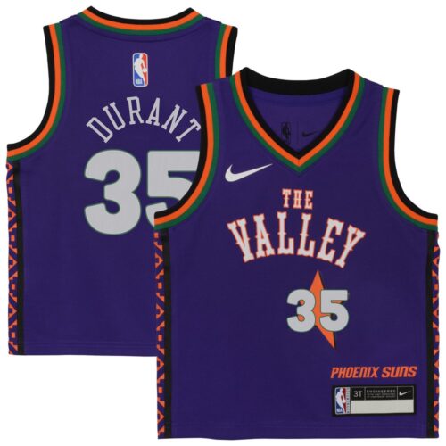 6864073788d6b_1 Toddler Phoenix Suns Kevin Durant Purple 2024/25 Swingman Player Jersey - City Edition