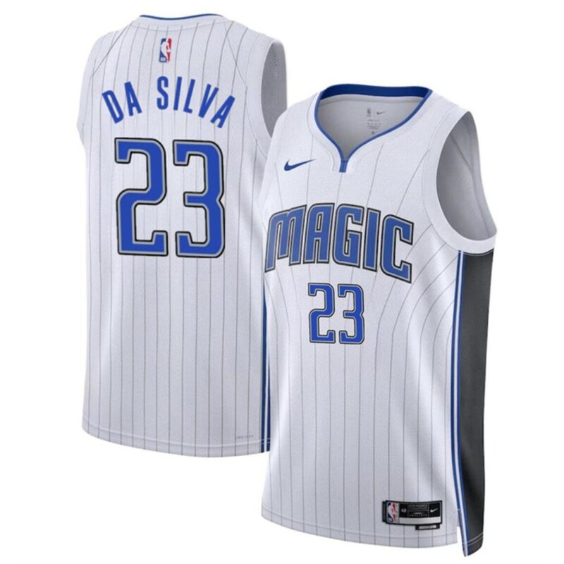 686407bebea03_1 Men's Orlando Magic #23 Tristan Da Silva White 2024 Draft Association Edition Stitched Basketball Jersey