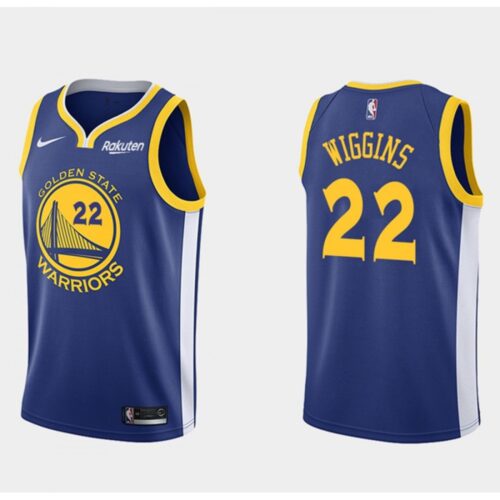 68640877e62f7_1 Men's Golden State Warriors #22 Andrew Wiggins Blue Stitched Basketball Jersey